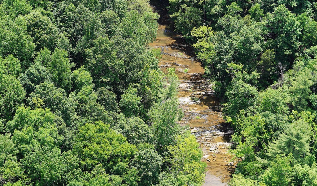 Catawba Creek landscape, USA, sustainability and environmental care education programs, TITAN America