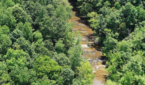 Catawba Creek landscape, USA, sustainability and environmental care education programs, TITAN America