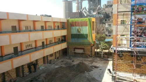 TITAN Egypt restoration works at school facilities in Wadi El Kamar, Alexandria