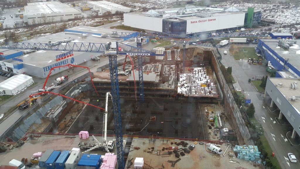 Projects made with TITAN materials: Setting the foudations of the Skyscrapers, Bulgaria