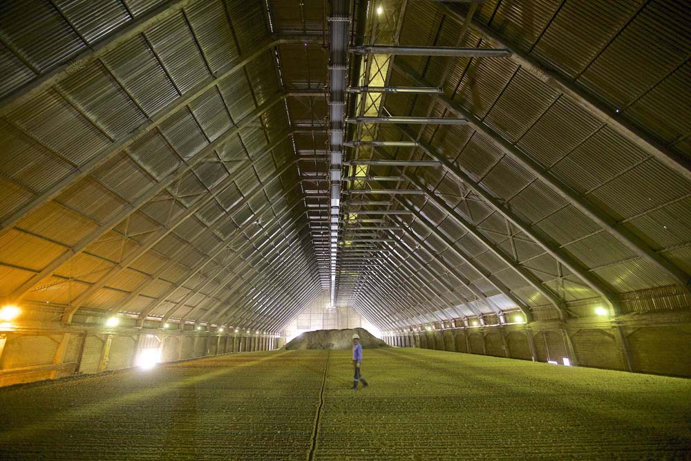 Raw materials storage