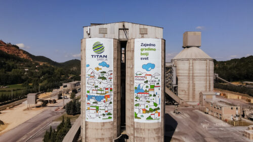 Σερβία - εργοστάσιο παραγωγής κλίνκερ-τσιμέντου Kosjeric